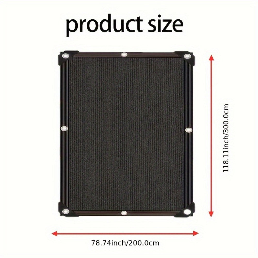 Heavy-Duty HDPE Outdoor Sun Shade Sail with UV Protection and Reinforced Corners for Patio detail image - detail view 9