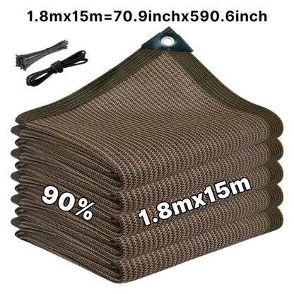 Privacy Screen shown in the Brown, 6'X50'(70.87x590.55inch) option