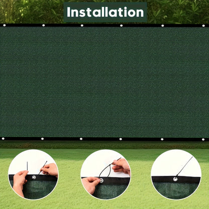 Heavy-Duty HDPE Privacy Screen with Added Privacy and Multiple Color Options detail image - detail view 15