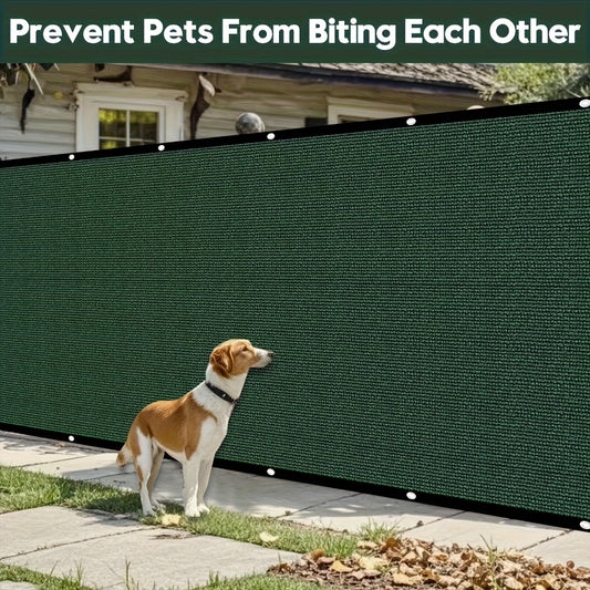 Privacy Screen, Privacy Fence Screen Heavy Duty HDPE Shade Cloth Mesh Barrier - 5x25ft shown in the main product view