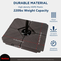 Patio Umbrella Base Heavy Duty