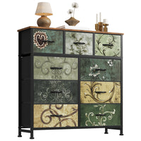 9 drawers