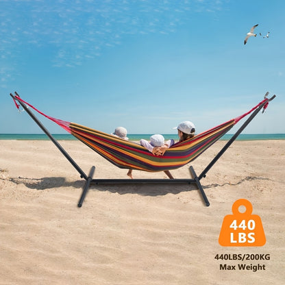 Heavy-Duty Metal Hammock Stand for Comfortable Outdoor Seating detail image - detail view 4