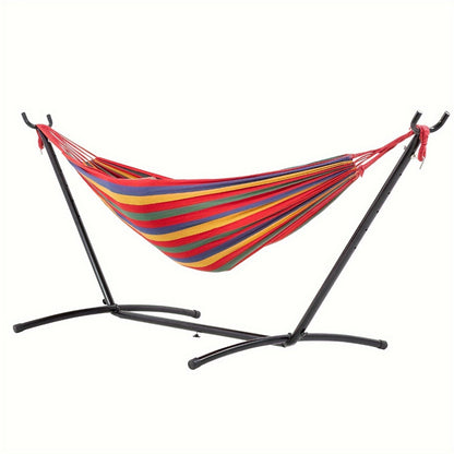 Heavy-Duty Metal Hammock Stand with Multiple Color Options for Patio detail image - detail view 4