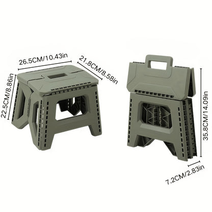 Folding Stool shown in the Green option