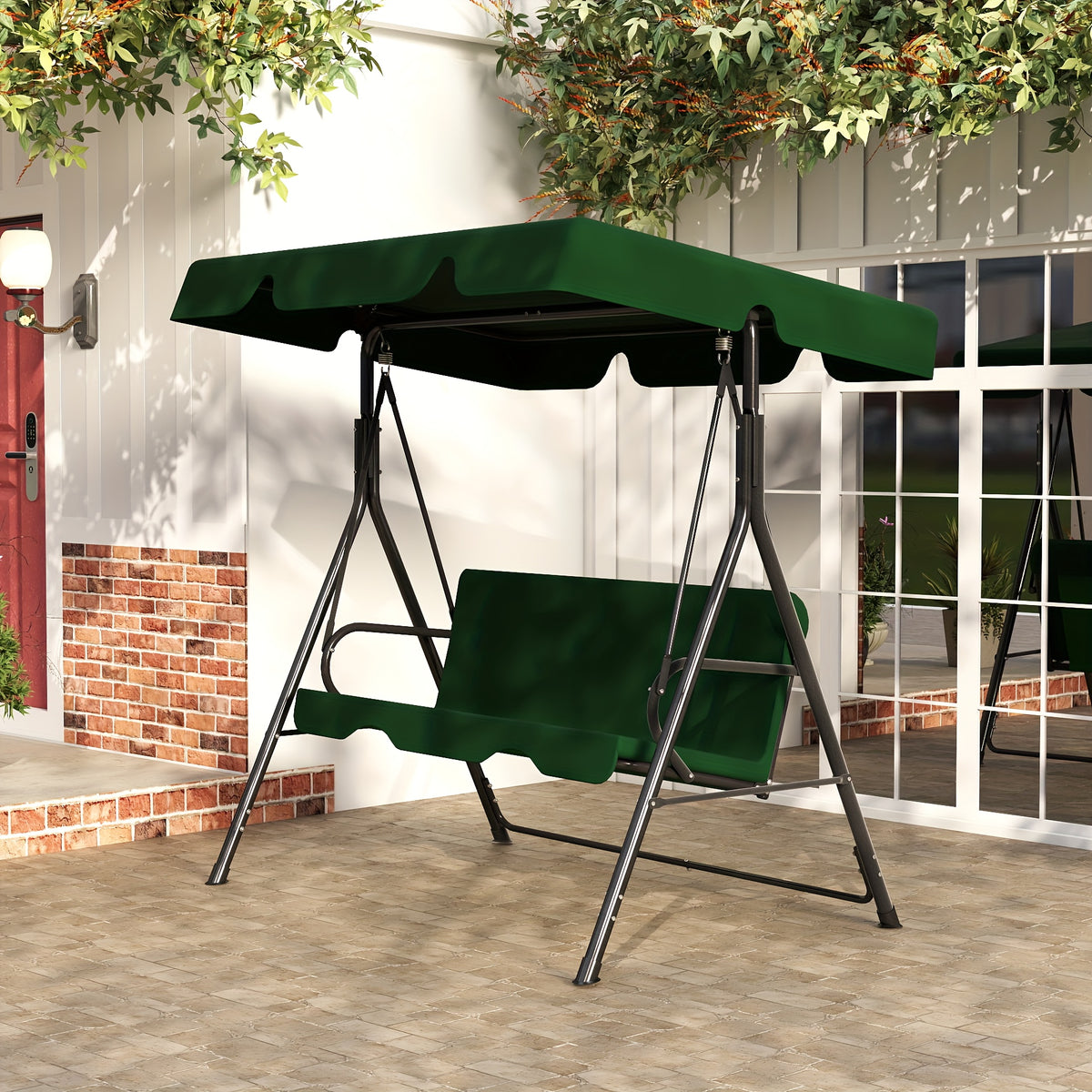 Porch Swing shown in the Green option