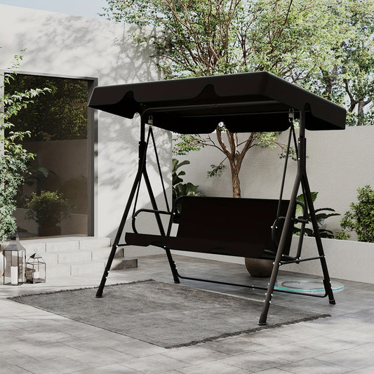 Porch Swing, Glider with Canopy Heavy Duty Frame Adjustable Bracket for Adults - 6 Colors shown in the main product view