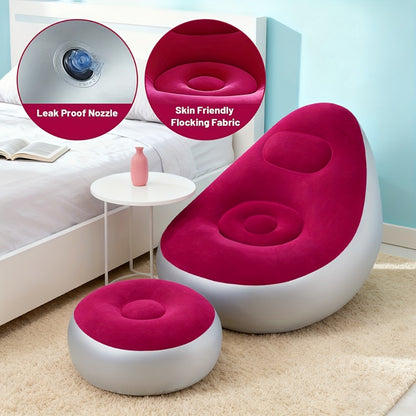 Inflatable Chair with Multiple Color Options for Comfortable Everyday Seating detail image - detail view 14