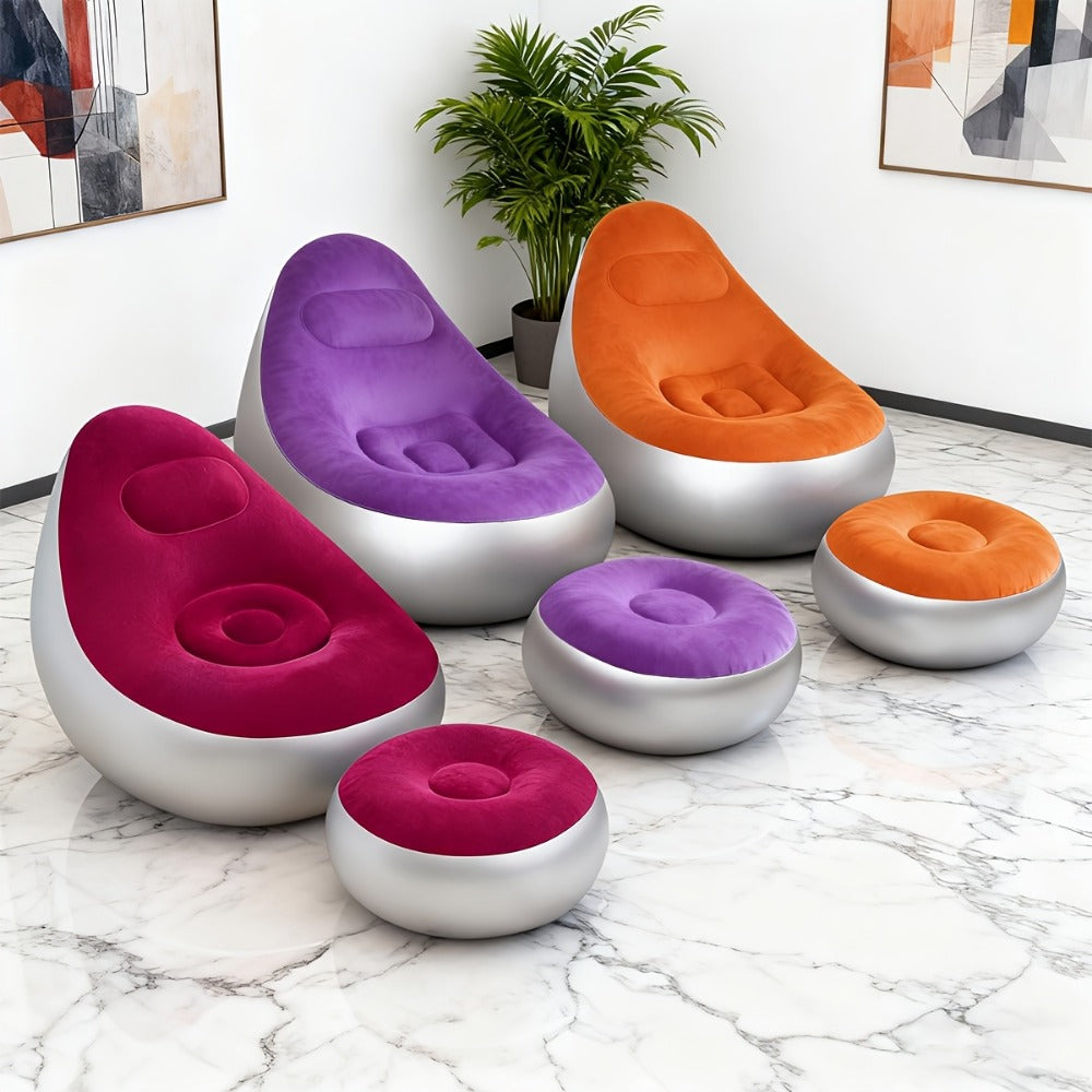 Inflatable Chair with Multiple Color Options for Comfortable Everyday Seating detail image - detail view 16