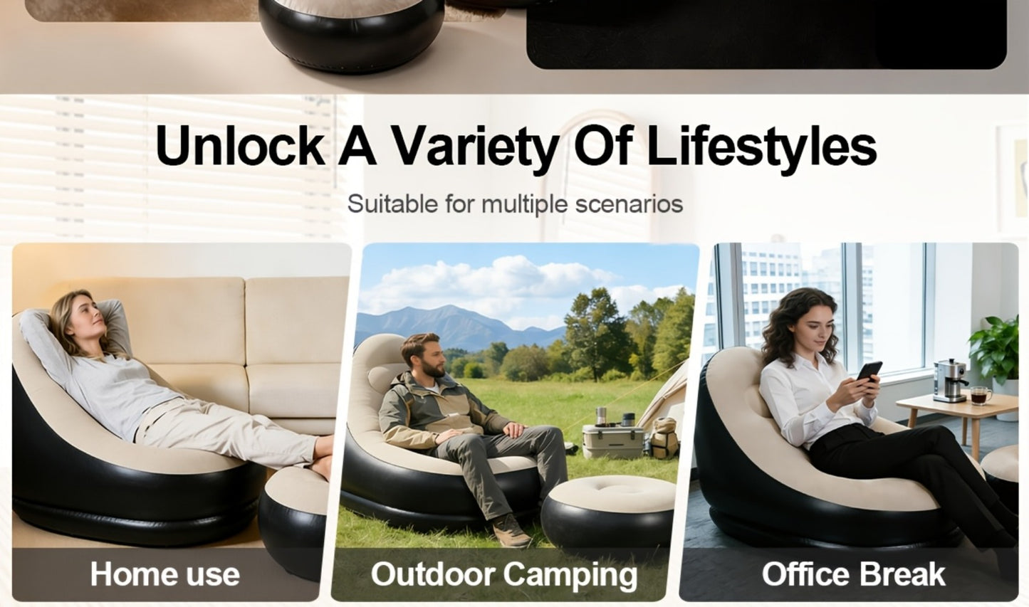 Inflatable Chair with Multiple Color Options for Comfortable Everyday Seating detail image - detail view 20