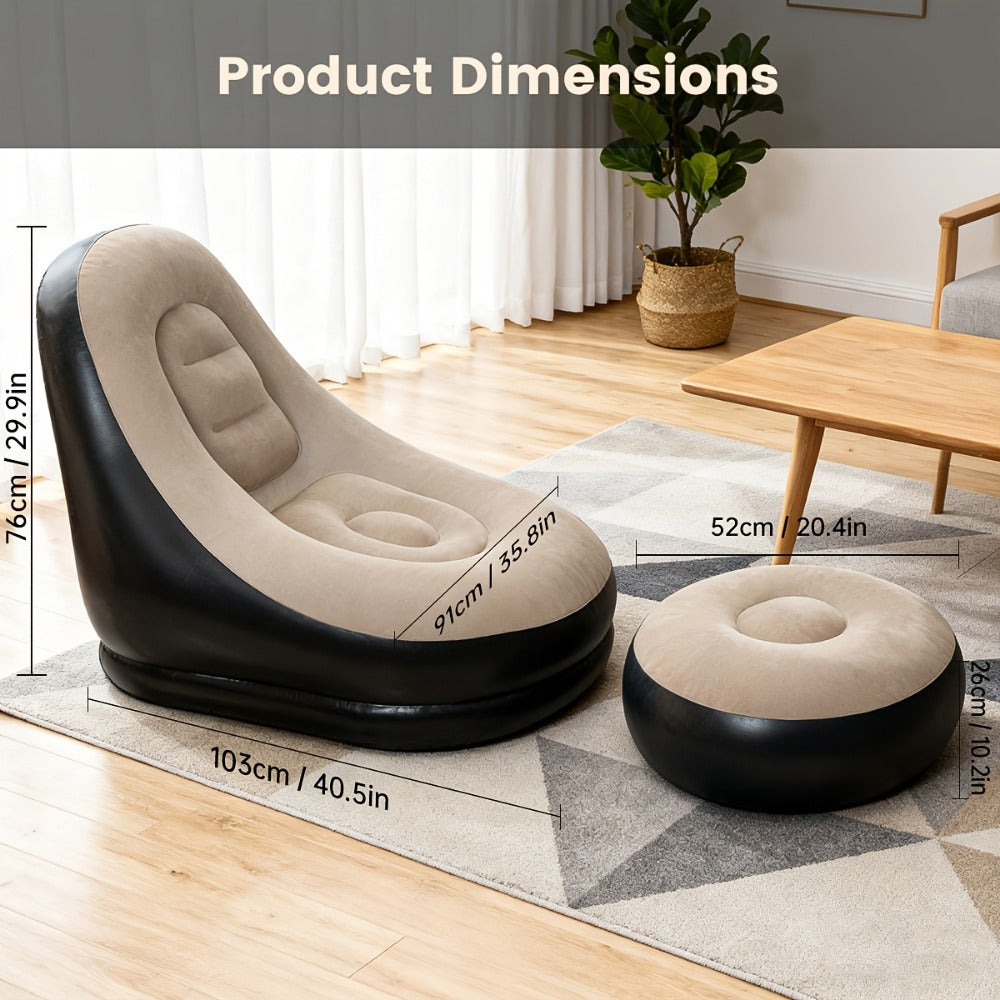 Inflatable Chair with Multiple Color Options for Comfortable Everyday Seating detail image - detail view 4