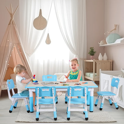 Kids Activity Table Set with Adjustable Height for Kids' Room detail image - detail view 7