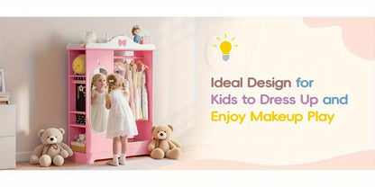 Kids Armoire with Open Shelves for Practical Everyday Home Use in Kids' Room detail image - detail view 15