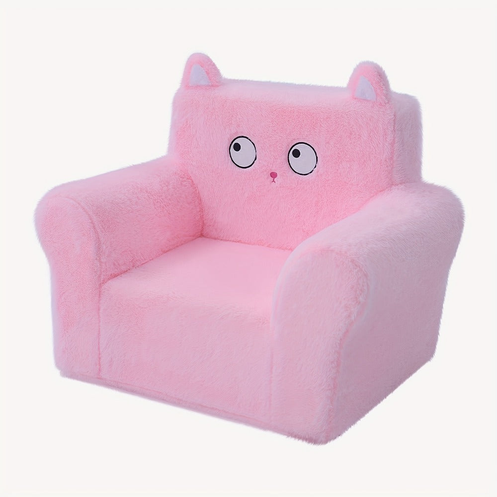 Kids Convertible Sofa Chair with Washable Cover, Kids Flip-Out Chair detail image - detail view 5