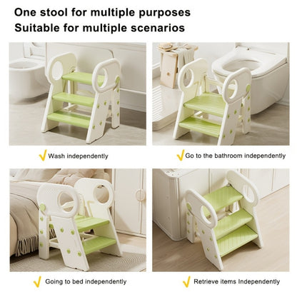 Kids Step Stool with Adjustable Height for Comfortable Everyday Seating in Kids' Room detail image - detail view 4