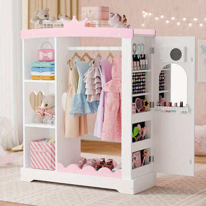 Kids Wardrobe with Open Shelves and Multiple Color Options for Kids' Room detail image - detail view 5