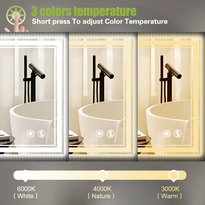 LED Bathroom Vanity Mirror with Anti-Fog Function and Dimmable Lighting detail image - detail view 9