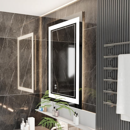 LED Bathroom Vanity Mirror with Anti-Fog Function and Dimmable, with Multiple Size Options detail image - detail view 10