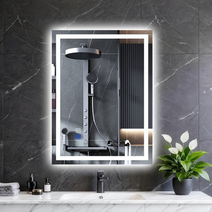 LED Bathroom Vanity Mirror with Anti-Fog Function for Dressing and Daily Routines detail image - detail view 7