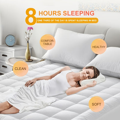 Mattress Topper, Cooling Mattress Topper for Bedroom Comfort and Support detail image - detail view 4