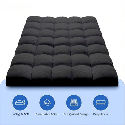 Mattress Topper shown in the Dark Gray, Twin(39" x 75") option