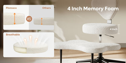 Meditation Chair with Cross-Legged Seat and Adjustable Height detail image - detail view 21