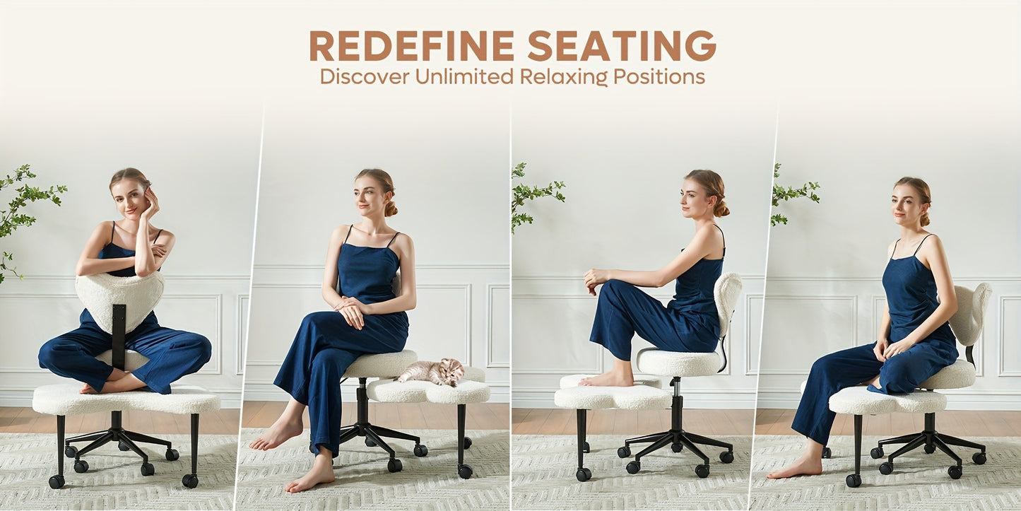 Meditation Chair with Cross-Legged Seat and Adjustable Height detail image - detail view 22