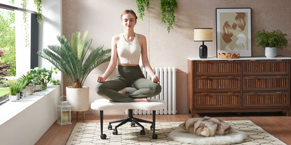 Meditation Chair with Cross-Legged Seat and Adjustable Height detail image - detail view 24