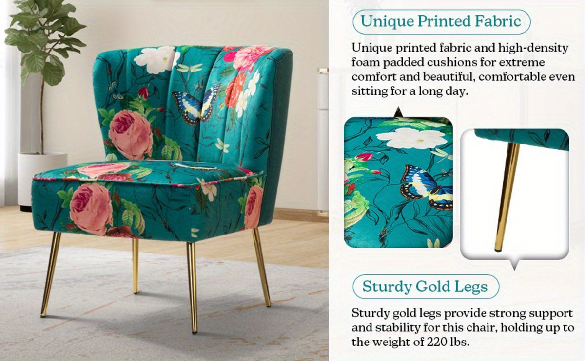 Metal Accent Chair with Multiple Color Options for Living Room detail image - detail view 17