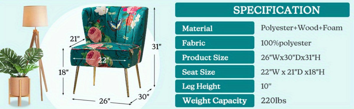 Metal Accent Chair with Multiple Color Options for Living Room detail image - detail view 19