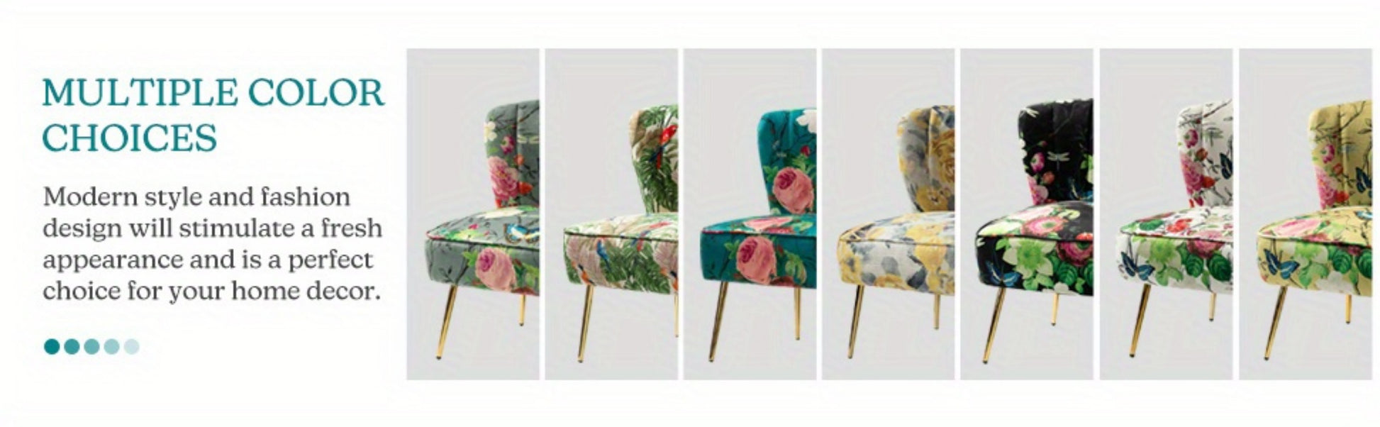 Metal Accent Chair with Multiple Color Options for Living Room detail image - detail view 20