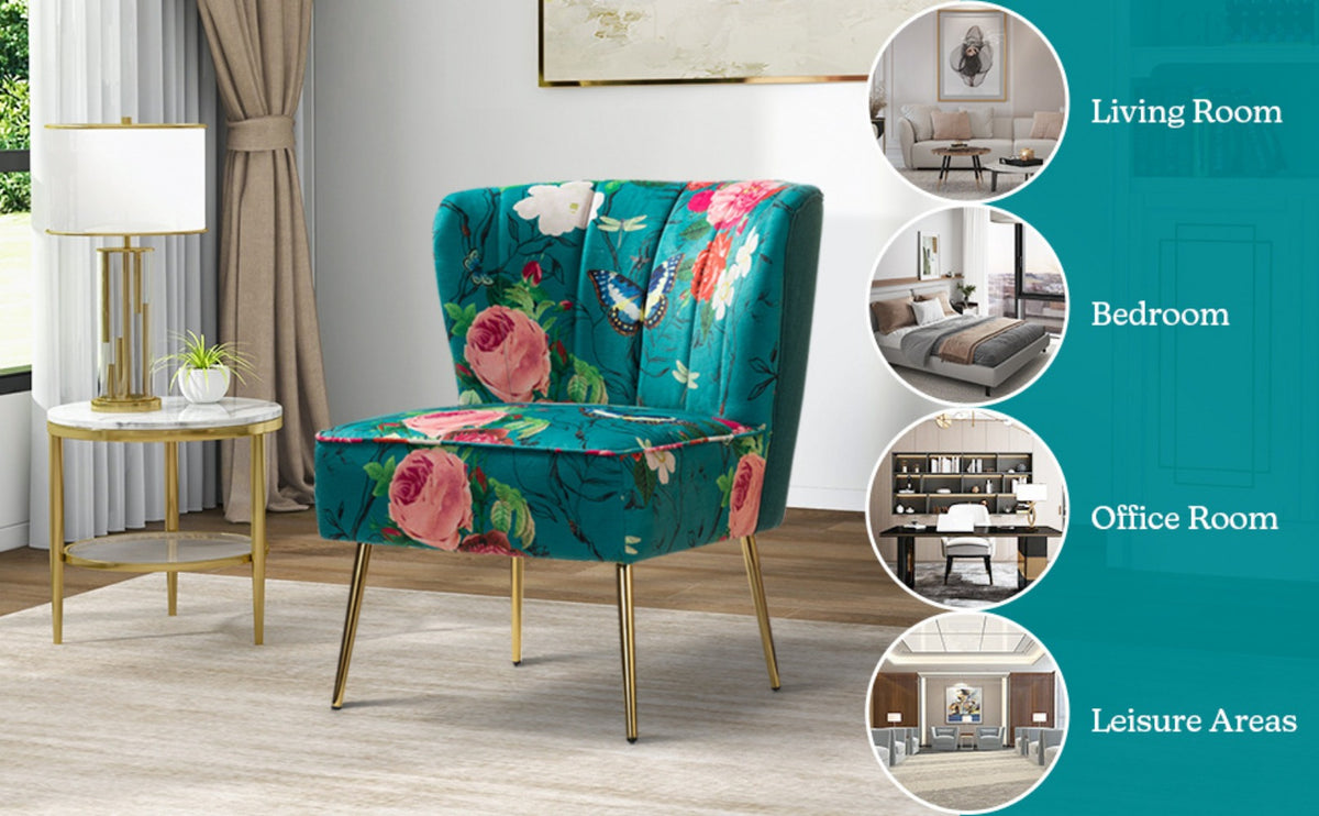 Metal Accent Chair with Multiple Color Options for Living Room detail image - detail view 21