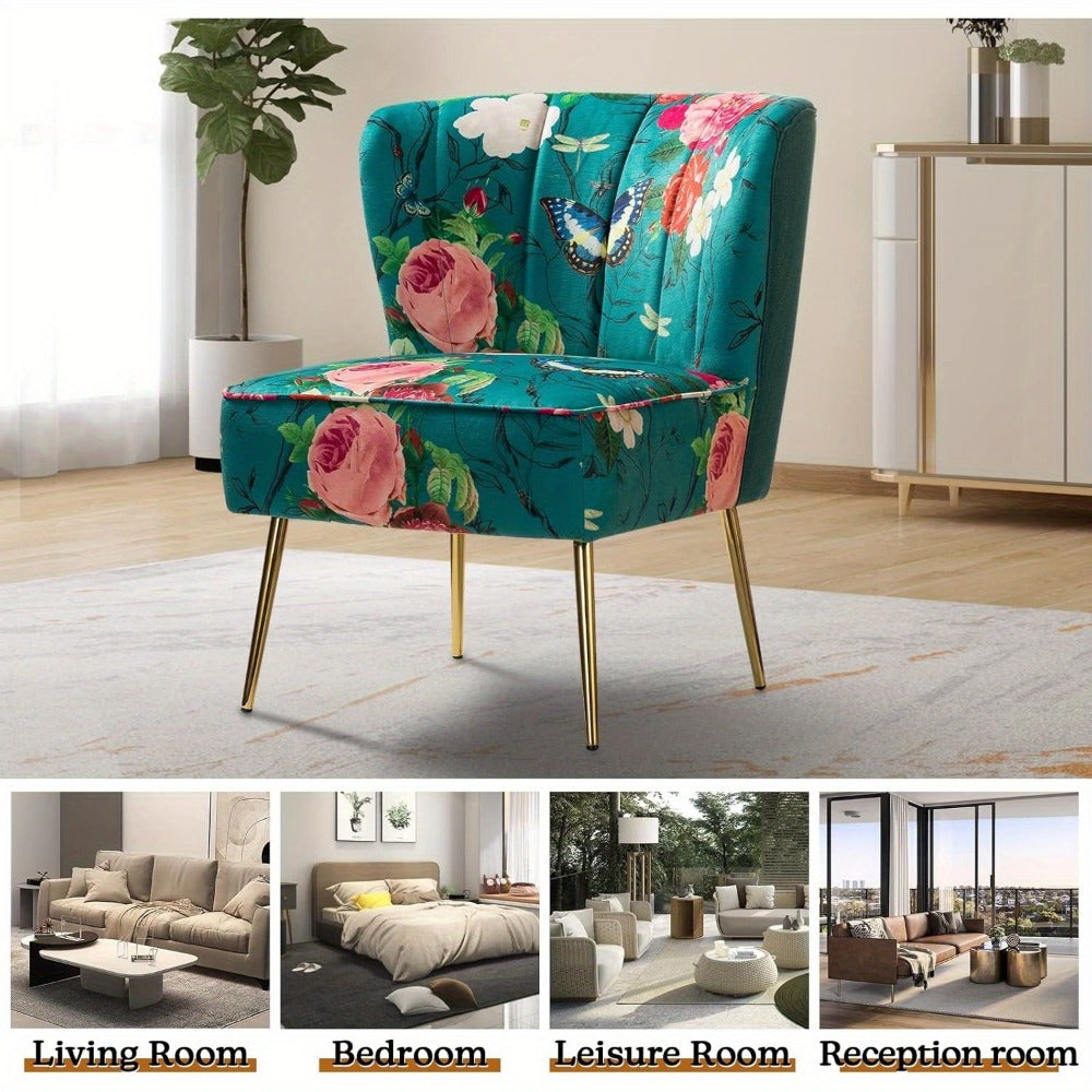 Metal Accent Chair with Multiple Color Options for Living Room detail image - detail view 8