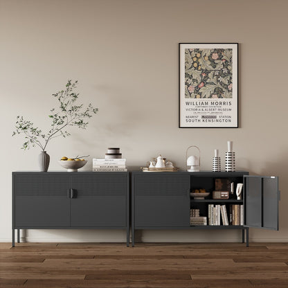 Metal Bathroom Storage Cabinet, Home Storage Cupboard for Organized Everyday Storage detail image - detail view 4