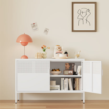 Storage Cabinet shown in the White option