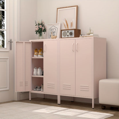 Metal Bathroom Storage Cabinet with Adjustable Shelves for Organized Everyday Storage detail image - detail view 13