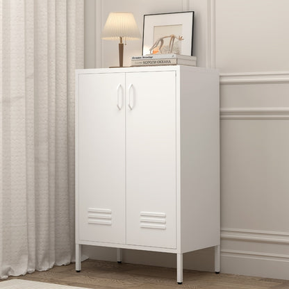 Metal Bathroom Storage Cabinet with Adjustable Shelves for Organized Everyday Storage detail image - detail view 14