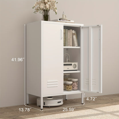Storage Cabinet shown in the White option