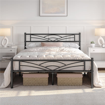 Bed Frame shown in the Black, full option