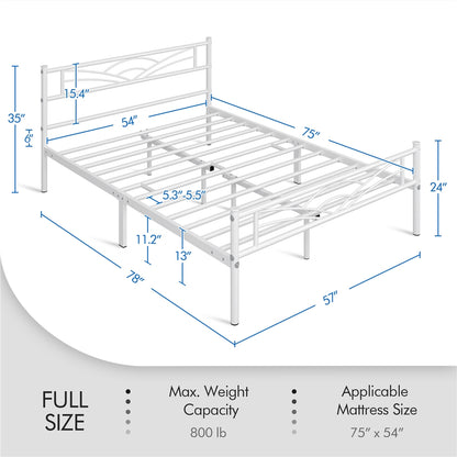 Metal Bed Frame, Bedroom Platform Bed for Bedroom Comfort and Support detail image - detail view 8