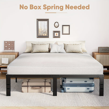 Metal Bed Frame, Mattress Support Frame for Bedroom Comfort and Support detail image - detail view 12