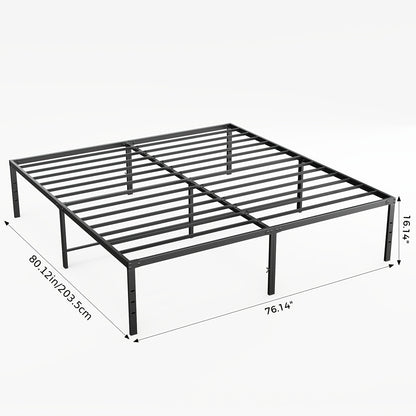 Bed Frame shown in the King(16IN) option