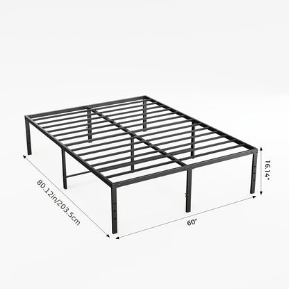 Bed Frame shown in the Queen (16IN) option