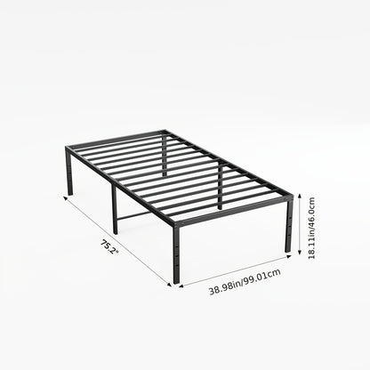 Bed Frame shown in the Twin (18IN) option