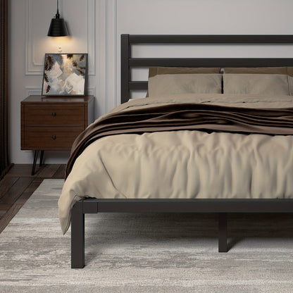 Metal Bed Frame with No Box Spring Needed for Bedroom Comfort and Support detail image - detail view 10