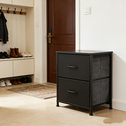 Storage Cabinet shown in the 2-drawer cabinet-Black*1 option