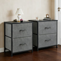 2-drawer cabinet-Gray*2