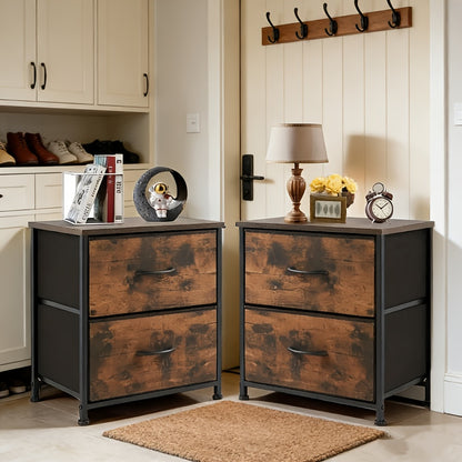 Storage Cabinet shown in the 2-drawer cabinet-Rust*2 option