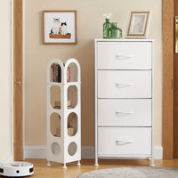 4-drawer cabinet-White