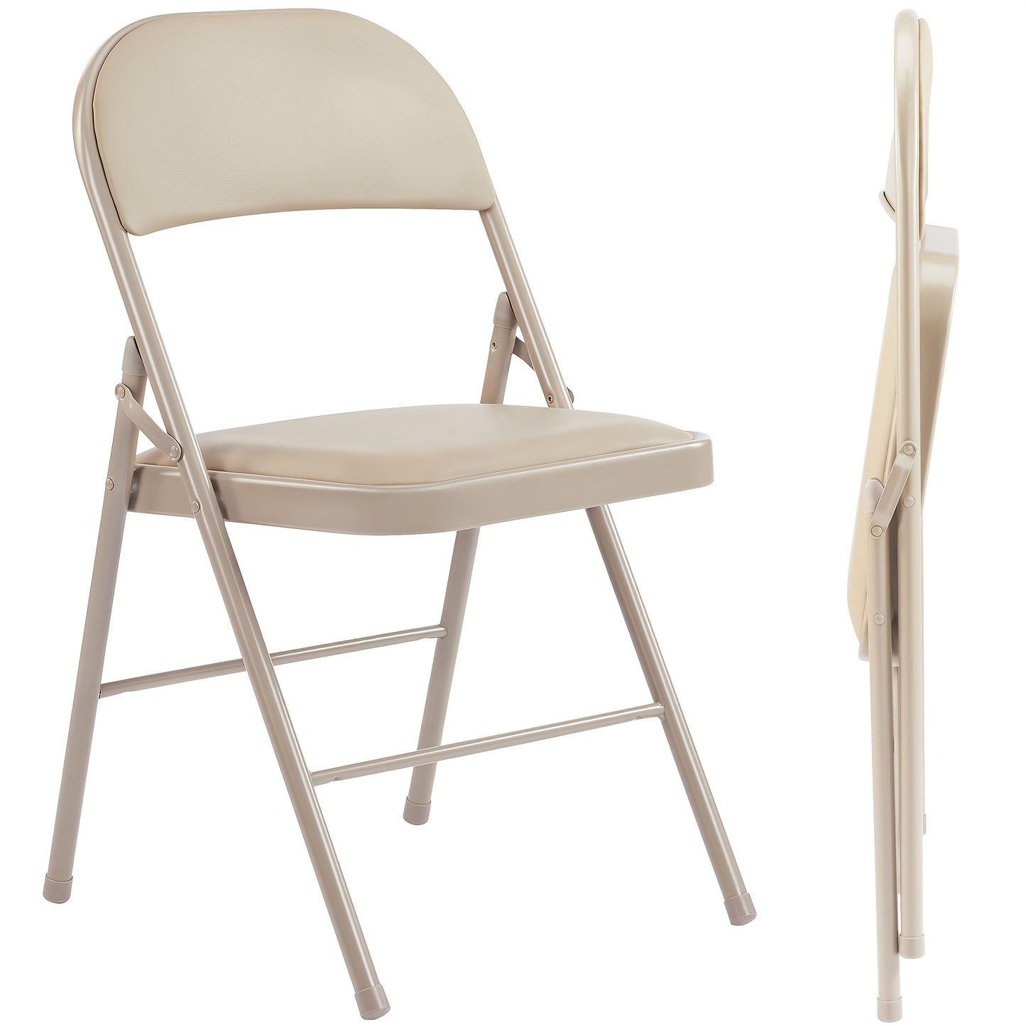 Folding Chair shown in the Khaki, 2 Packs option